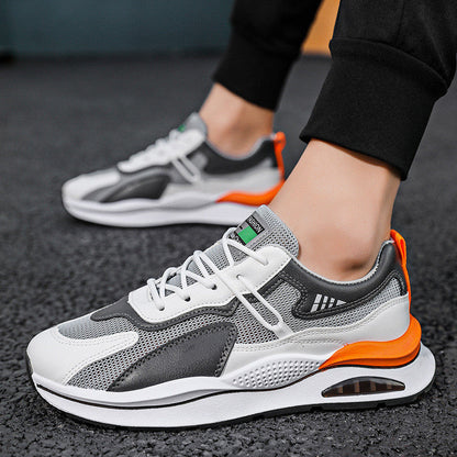 Damen-Plateau-Sportschuhe Mit Schnürung, Pvc-Gummisohle