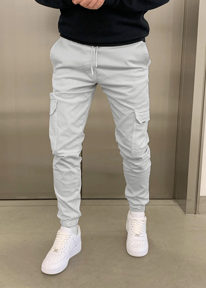 Herren Cargo-Jogginghose mit Elastikbund und Seitentaschen