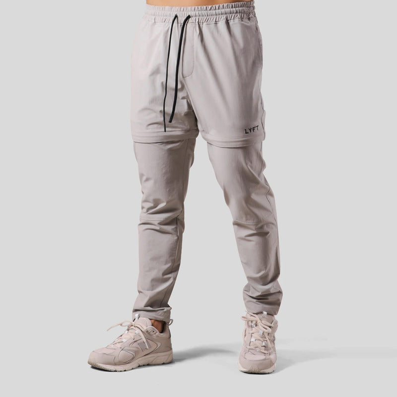 Herren Sommer Sport Lauftraining Hose Gerades Bein Lockerer Schnitt Mittelhohe Hose Feuchtigkeitsabsorbierende Funktion