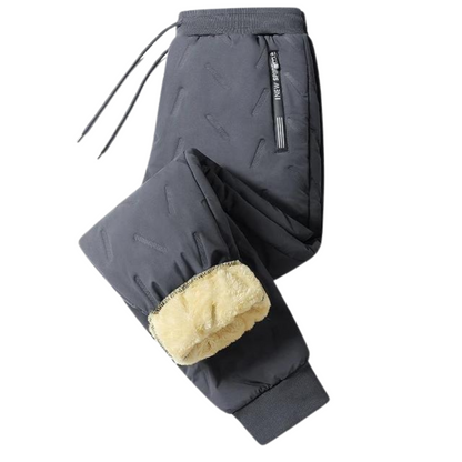 Herren Winter Thermohose mit Elastikbund und Wasserabweisender Oberfläche