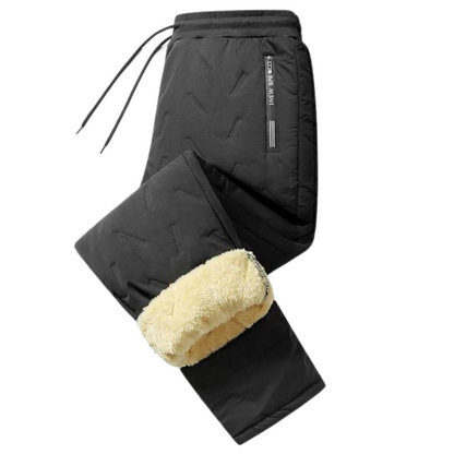 Herren Winter Thermohose mit Elastikbund und Wasserabweisender Oberfläche