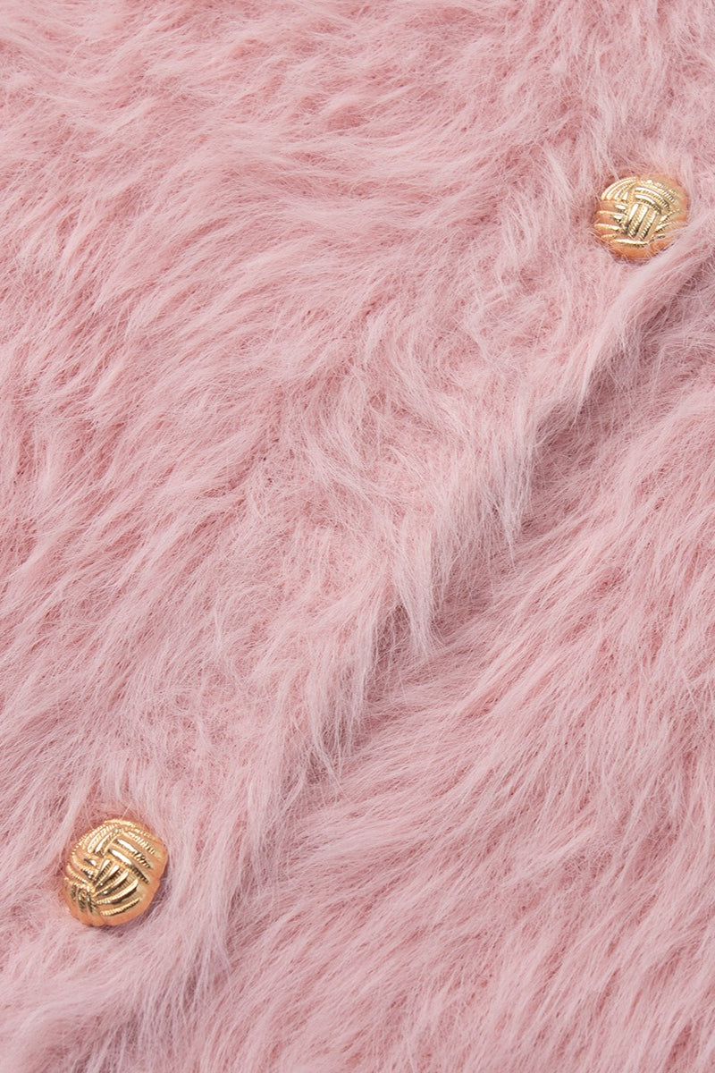 Damen-Cardigan mit klassischem Rundhalsausschnitt