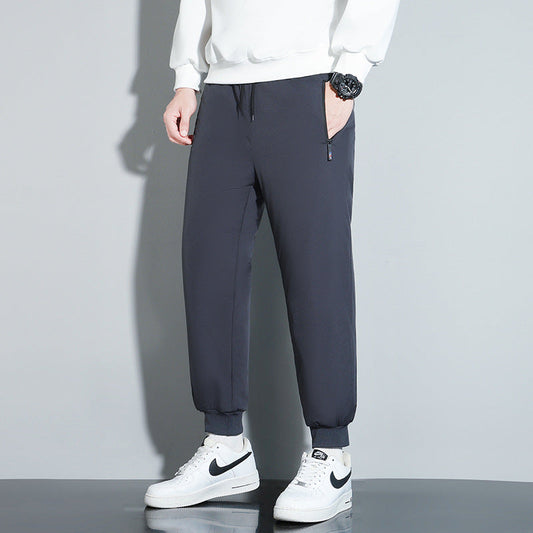 Herren-Winterhose, Fleecegefüttert, Lockere Passform, Mittelhoher Bund