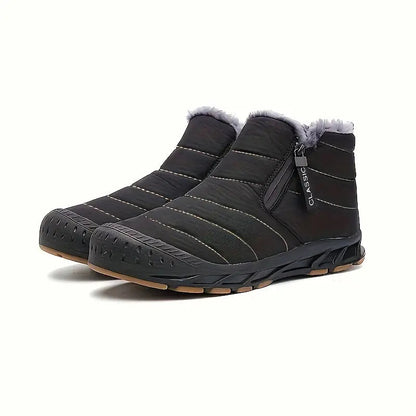 Women's Winter Boots with Fleece Lining Waterproof and Cold-Resistant