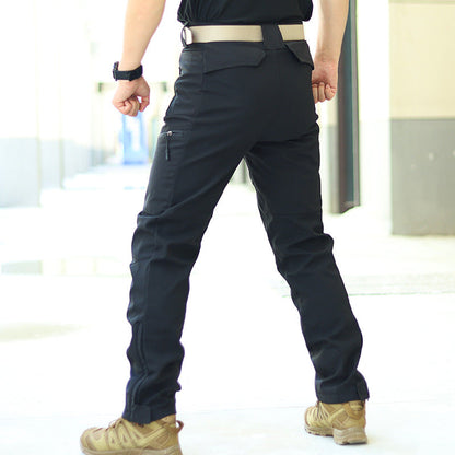 Men's Tactical Work Pants, Softshell, Multiple Pockets