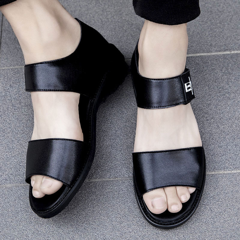 Herren-Sommersandalen Für Den Strand, Rutschfest, Atmungsaktiv, Verstellbare Riemen