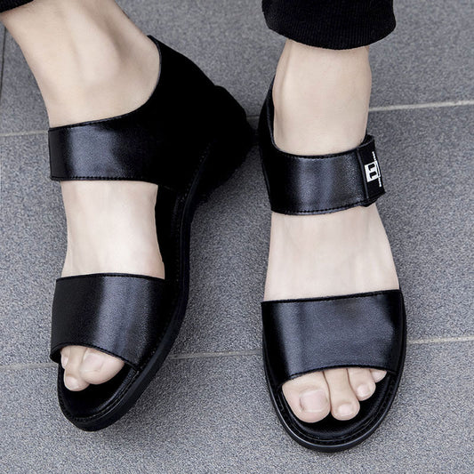 Herren-Sommersandalen Für Den Strand, Rutschfest, Atmungsaktiv, Verstellbare Riemen