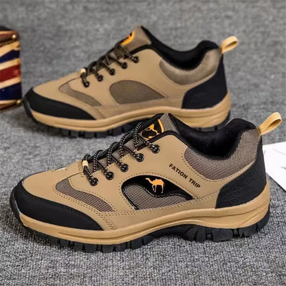 Men's Orthopedic Walking Shoes with Shock-Absorbing Sole and Slip-Resistant Outsole