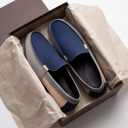 Herren-Slipper Aus Canvas, Leichtes, Lässiges Patchwork-Design