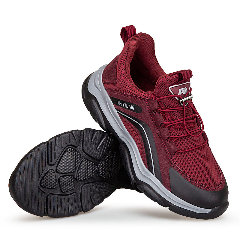 Damen Outdoor Walking Schuhe mit runder Spitze – Mesh Look
