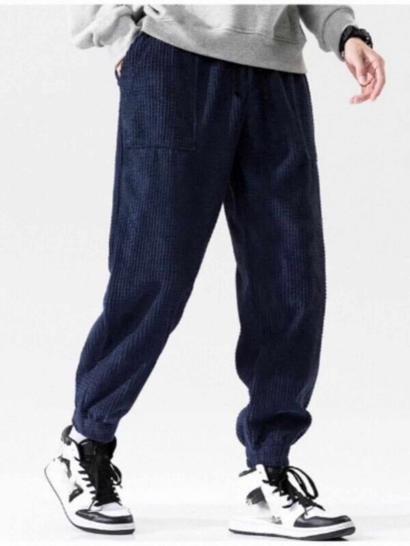 Herren Cordhose Mit Geradem Bein, Knitterfrei, Eng Anliegend, Mittelhoher Bund, Lange Hose