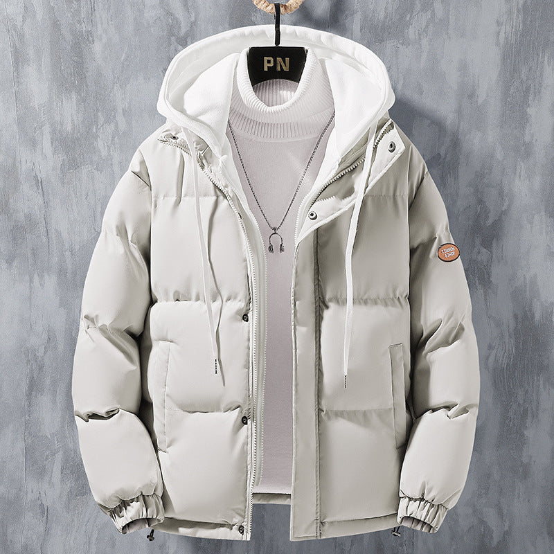 Herren Winter Steppjacke mit Frontreißverschluss und mehreren Farboptionen