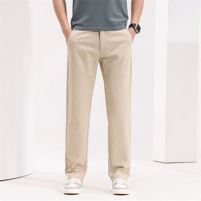 Herren-Hose, Gerade Geschnitten, Locker, Mittelhoch Geschnitten, Leicht