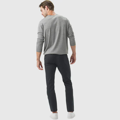 Men's stretch pants with elastic waistband and modern slim fit
