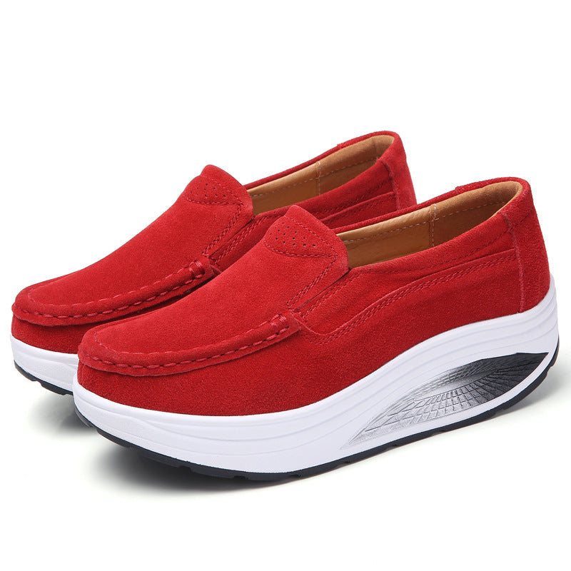 Damen-Plateau-Keil-Slipper Für Draußen