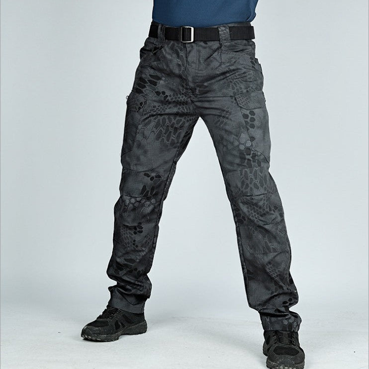 Herren Outdoor-Hose, Hochgeschnitten, Gerader Bund, Leicht