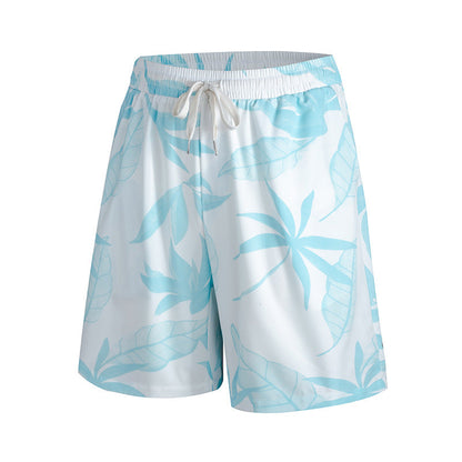 Herren-Sommer-Basketballshorts Aus Schnelltrocknender Eisseide, Gerader Schnitt, Mittelhoher Bund