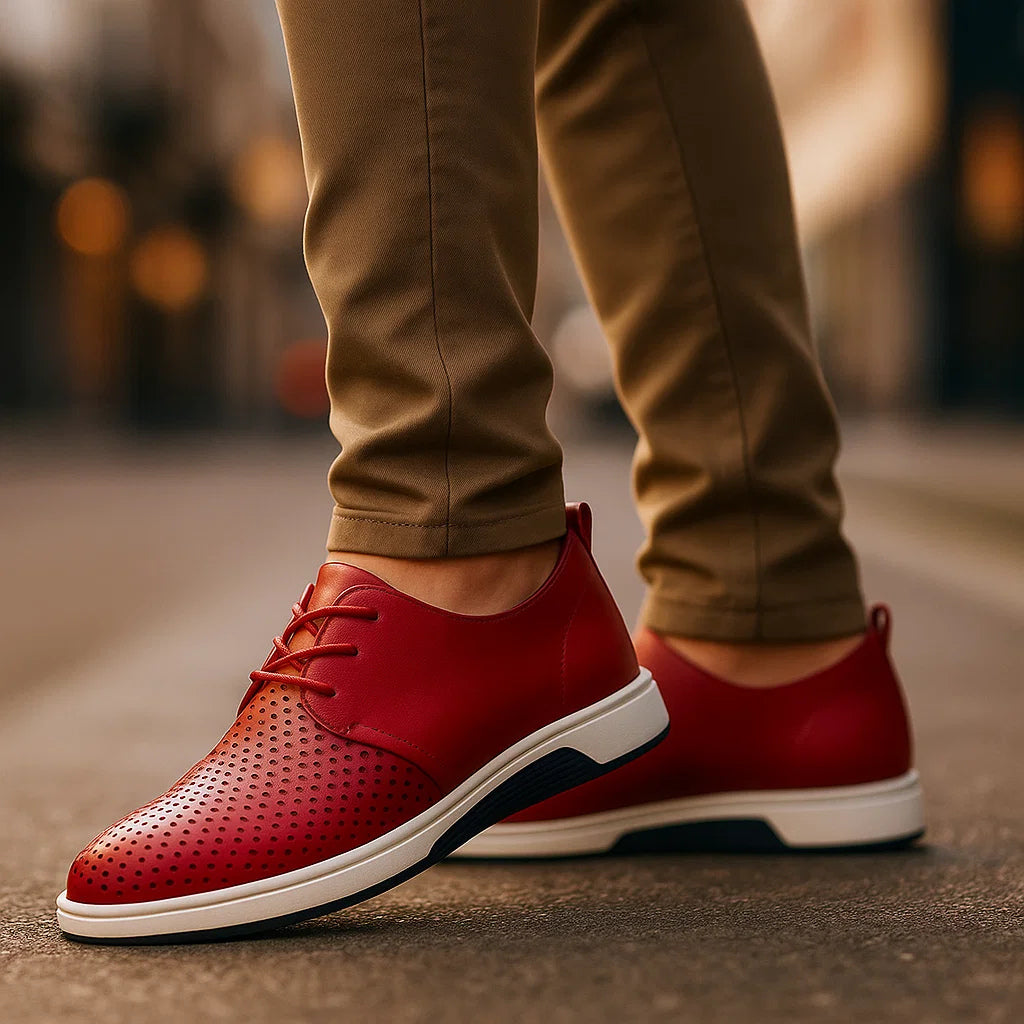 Herren Loafer Mit Slip-On-Design, Belüftetem Oberteil Und Griffiger Laufsohle