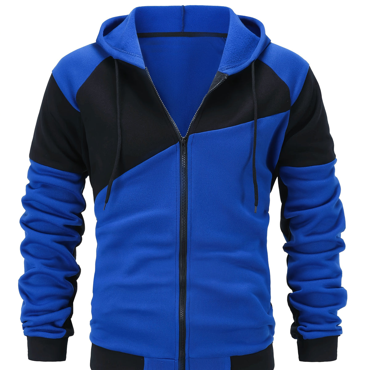 Unisex Sportliche Kapuzenjacke Mit Reissverschluss