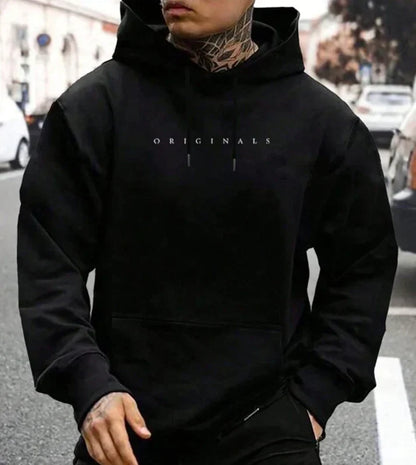 Herren Hoodie im Streetwear-Stil mit praktischer Kapuze und Kordelzug