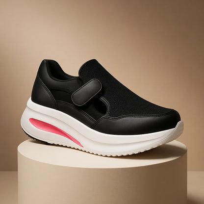 Damen Orthopädische Schuhe Slip-On Atmungsaktiv Rutschfest Unterstützend