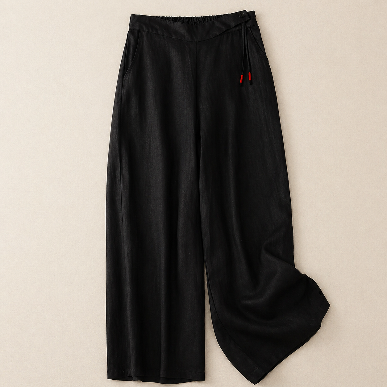 Damen Weite Hose mit Kordelzug