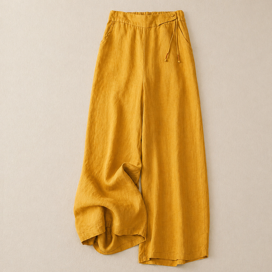 Damen Weite Hose mit Kordelzug