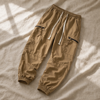 Herren Cargo Jogginghose mit Mehreren Taschen – Entspannter Schnitt