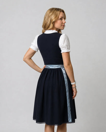 Women's Oktoberfest Dirndl dress with apron and blouse