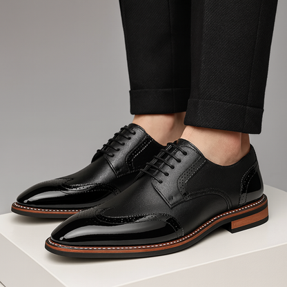 Herren Schuhe Brogue Wingtip Detaillierte Ausführung