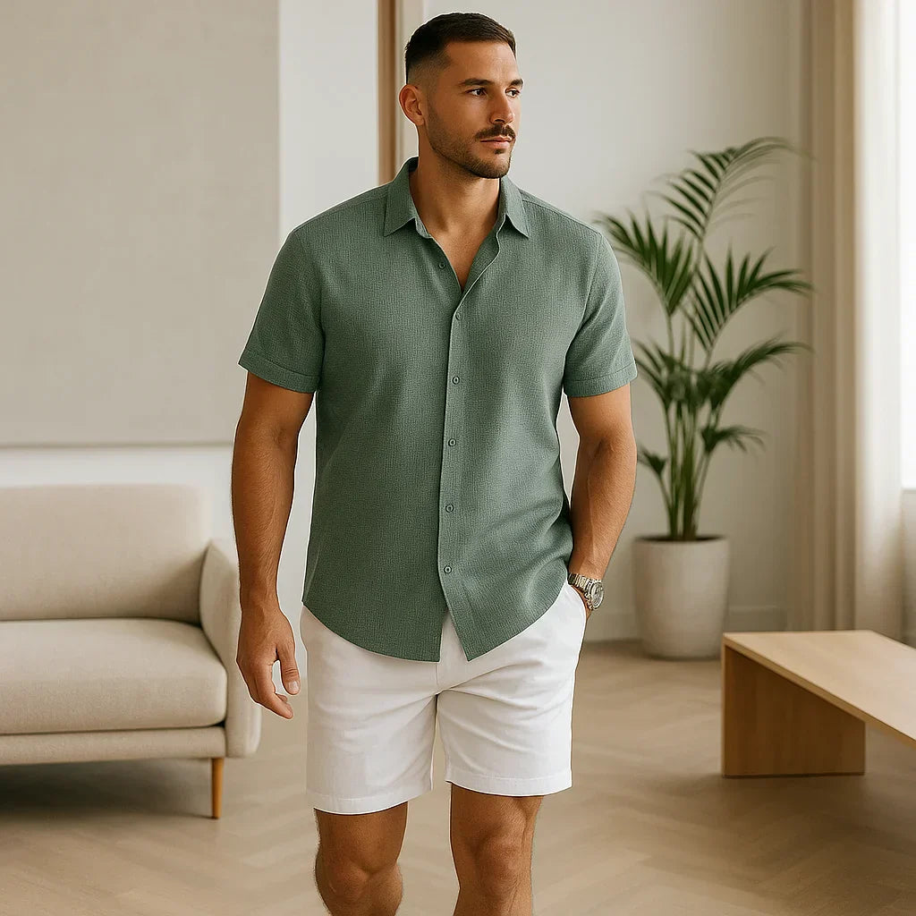 Herren Slip-On Schuhe mit Fußgewölbeunterstützung, Atmungsaktiv und Rutschfester Sohle