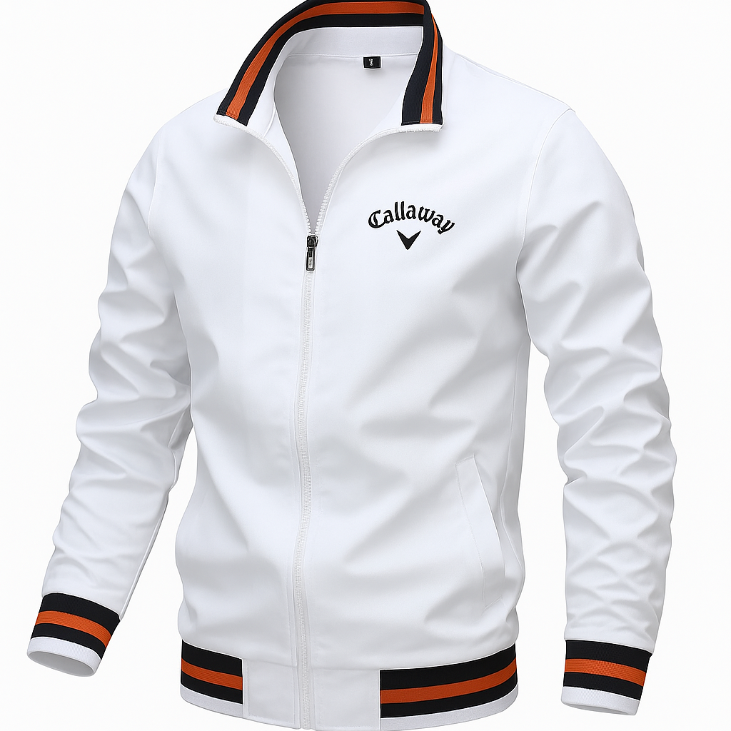 Herren Herbst-Blousonjacke mit Stehkragen und Rippbündchen