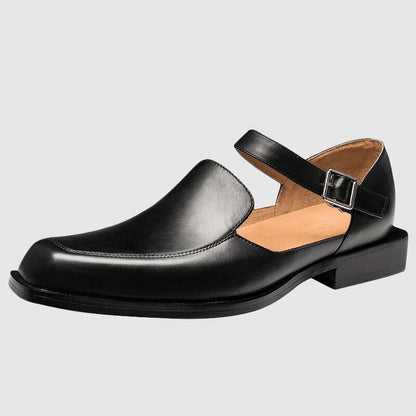 Damen Sommer-Sandalen Mit Geschlossener Spitze, Riemendesign Und Slip-On-Sohle