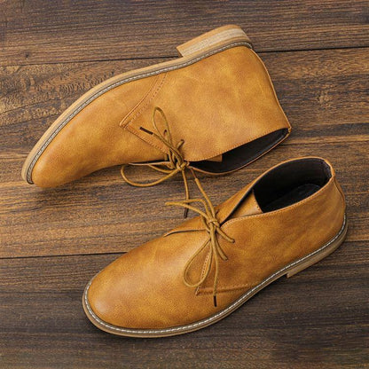 Herren Chukka-Boots Handgenäht Mit Gepolsterter Innensohle Und Gummisohle