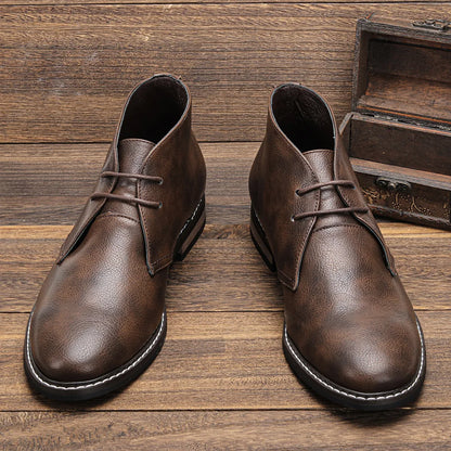Herren Chukka-Boots Handgenäht Mit Gepolsterter Innensohle Und Gummisohle