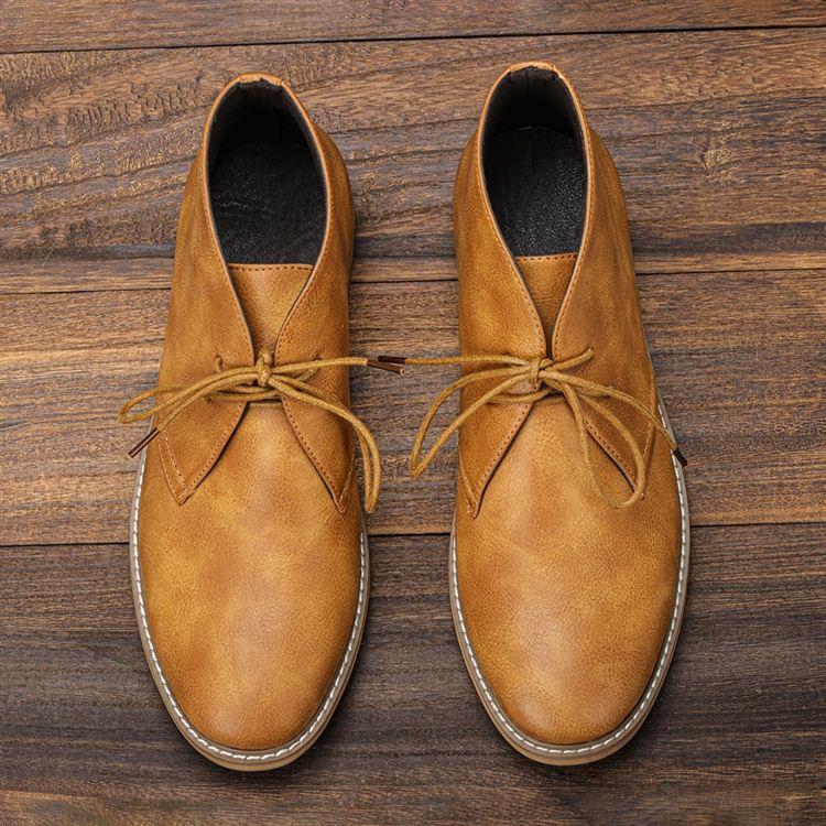 Herren Chukka-Boots Handgenäht Mit Gepolsterter Innensohle Und Gummisohle