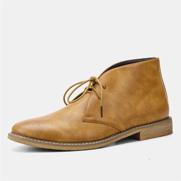 Herren Chukka-Boots Handgenäht Mit Gepolsterter Innensohle Und Gummisohle