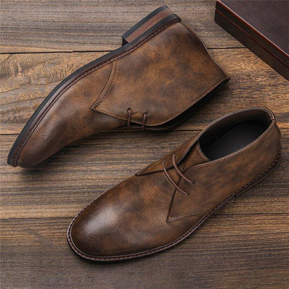 Herren Chukka-Boots Handgenäht Mit Gepolsterter Innensohle Und Gummisohle