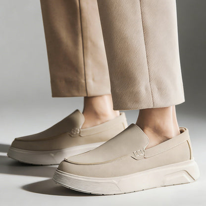 Men's Loafers with Orthopedic, Padded Footbed and Shock-Absorbing Sole