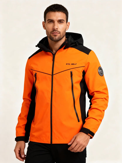Damen Outdoor-Jacke mit reflektierenden Details in der Rückansicht