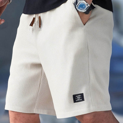 Herren Shorts Mit Kordelzugbund Und Funktionalen Taschen