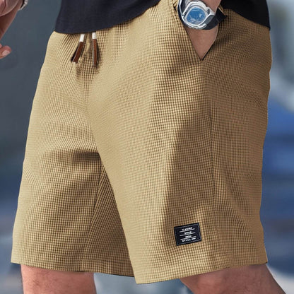 Herren Shorts Mit Kordelzugbund Und Funktionalen Taschen