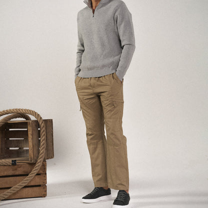 Herren Cargo-Hose Lockerer Schnitt Mit Mehreren Funktionalen Taschen Und Vier-Wege-Stretch