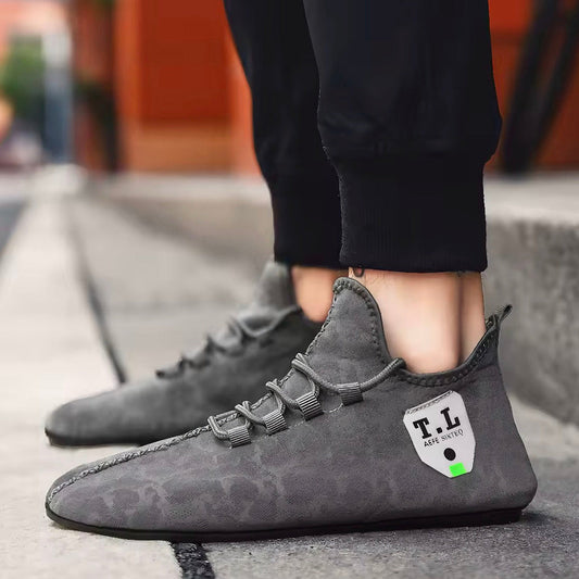 Herren Slipper Mit Knöchelstütze Und Strukturierter Sohle