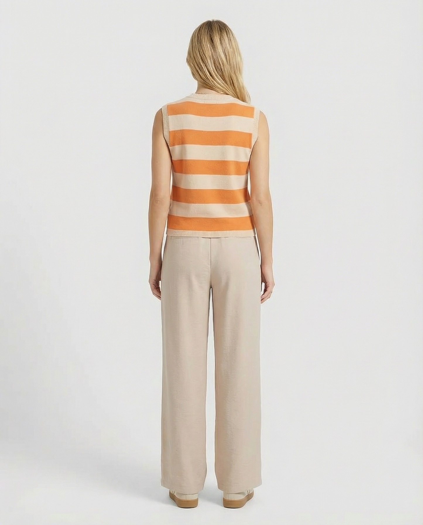 Women's Long Wide High Waist Pants with Side Pockets