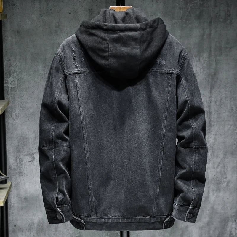 Herren Winterjacke Mit Verstärkten Nähten Und Isoliertem Innenfutter