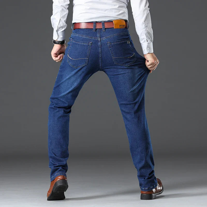 Herren Stretch-Jeans Klassische Passform