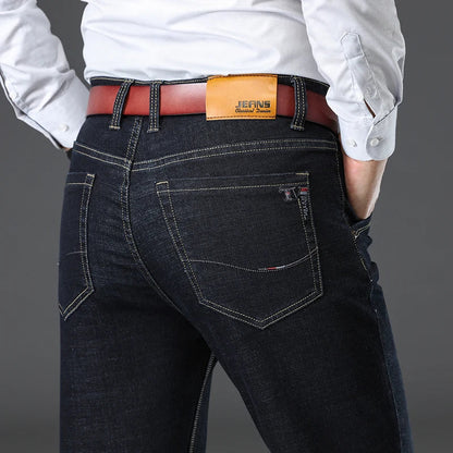 Herren Stretch-Jeans Klassische Passform