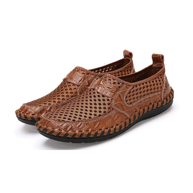 Herren-Slipper Mit Mesh-Obermaterial, Weiter Passform, Rutschfester, Gepolsterter Sohle