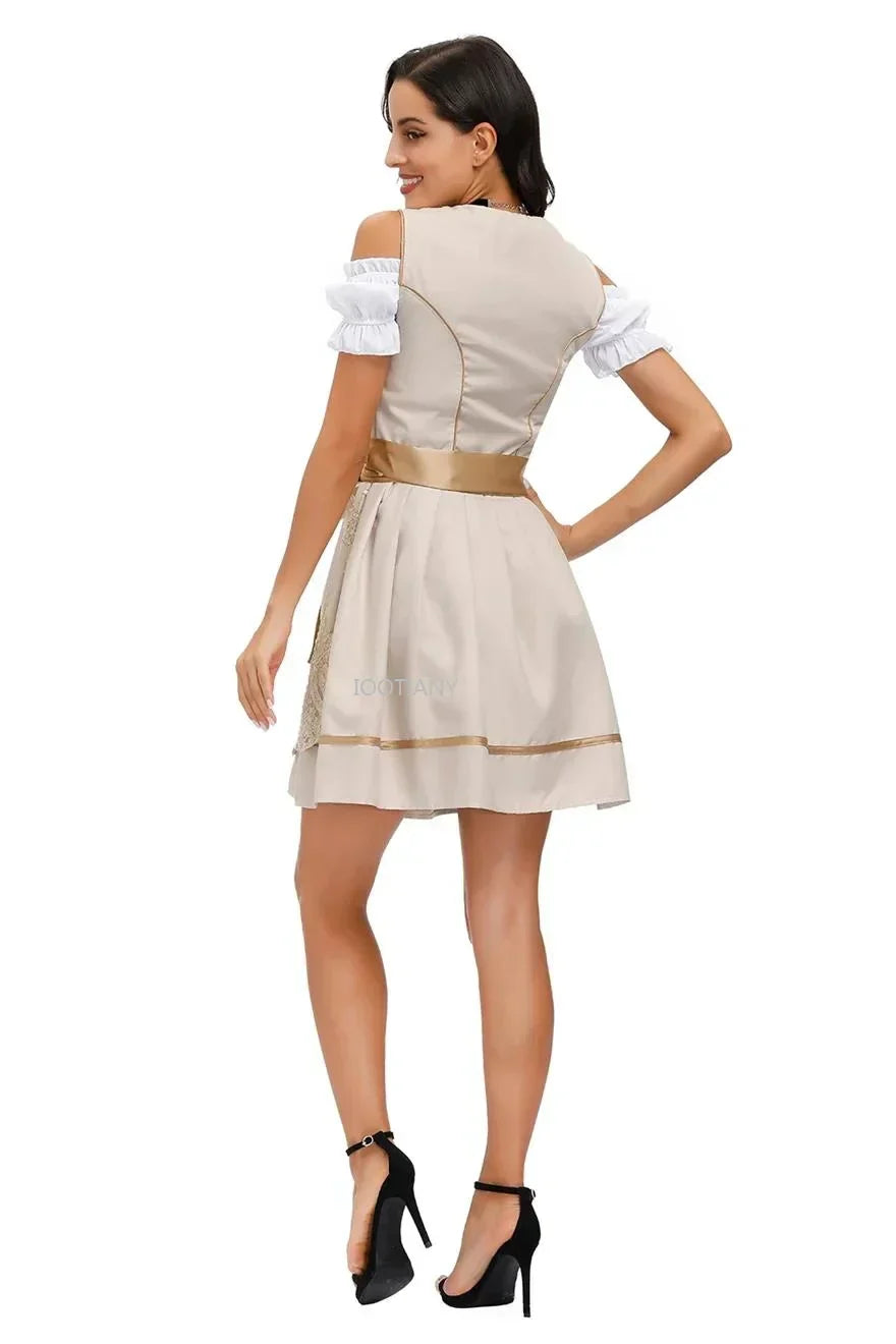 Damen-Dirndl mit klassischem Trachtenlook für Volksfeste